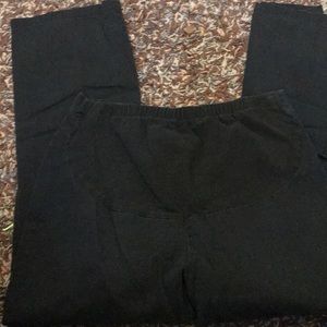 Black maternity pants